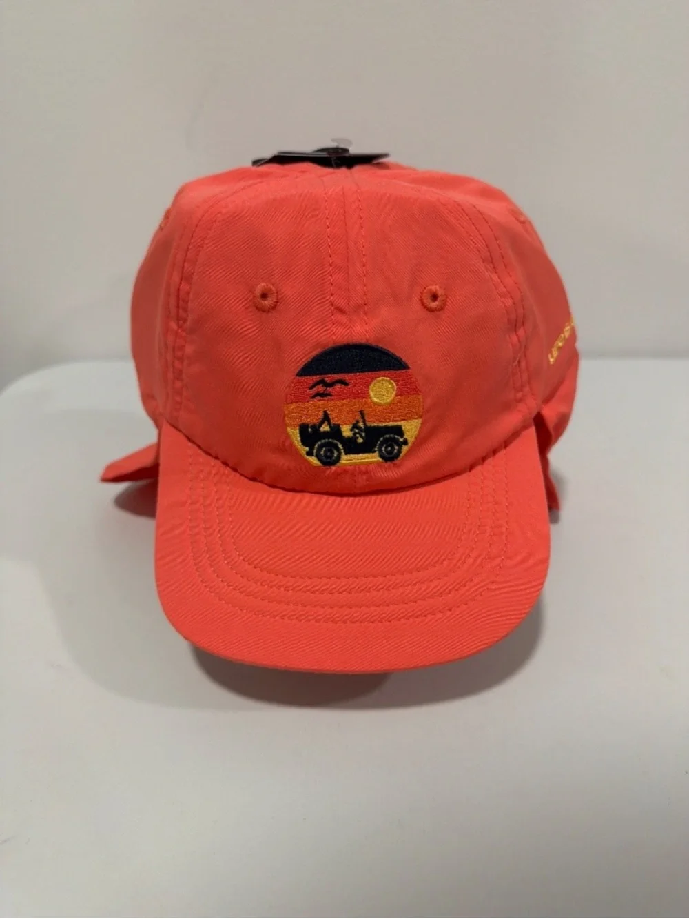 Life is Good Melon Coral Pink UPF50 Graphic Protective Neck Sun Cap Unisex